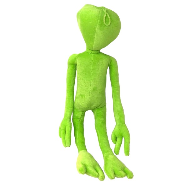 Alien Plush Green Color Eyes Glow In The Dark Plush Toy - Picture 2 of 4